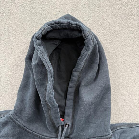 Nike Air Hoodie Mens Large Black Pullover Sweatshirt Swoosh Graphic Gym Workout. - Picture 9 of 10